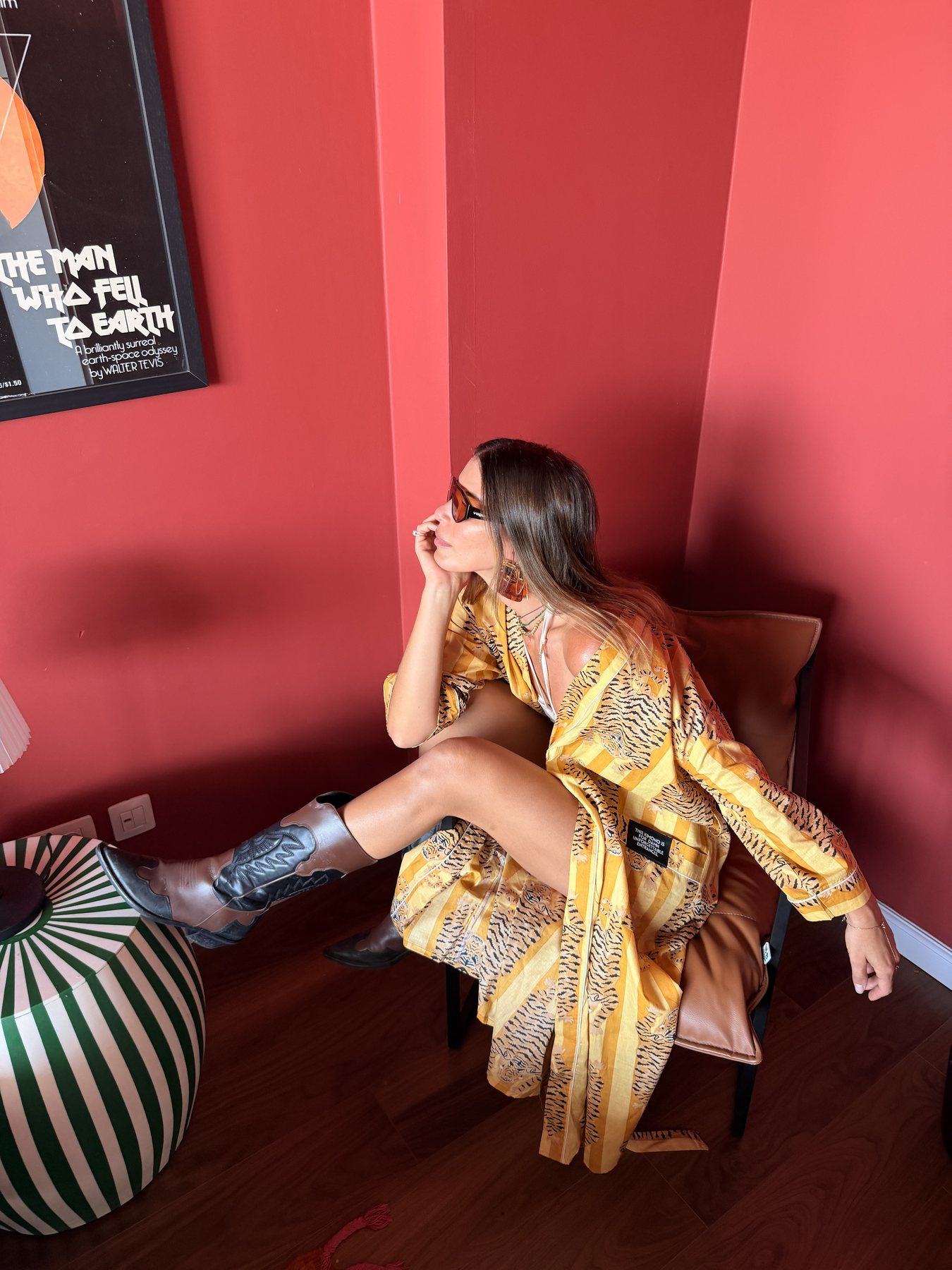 KIMONO MUSTARD YELLOW – תמונה 6