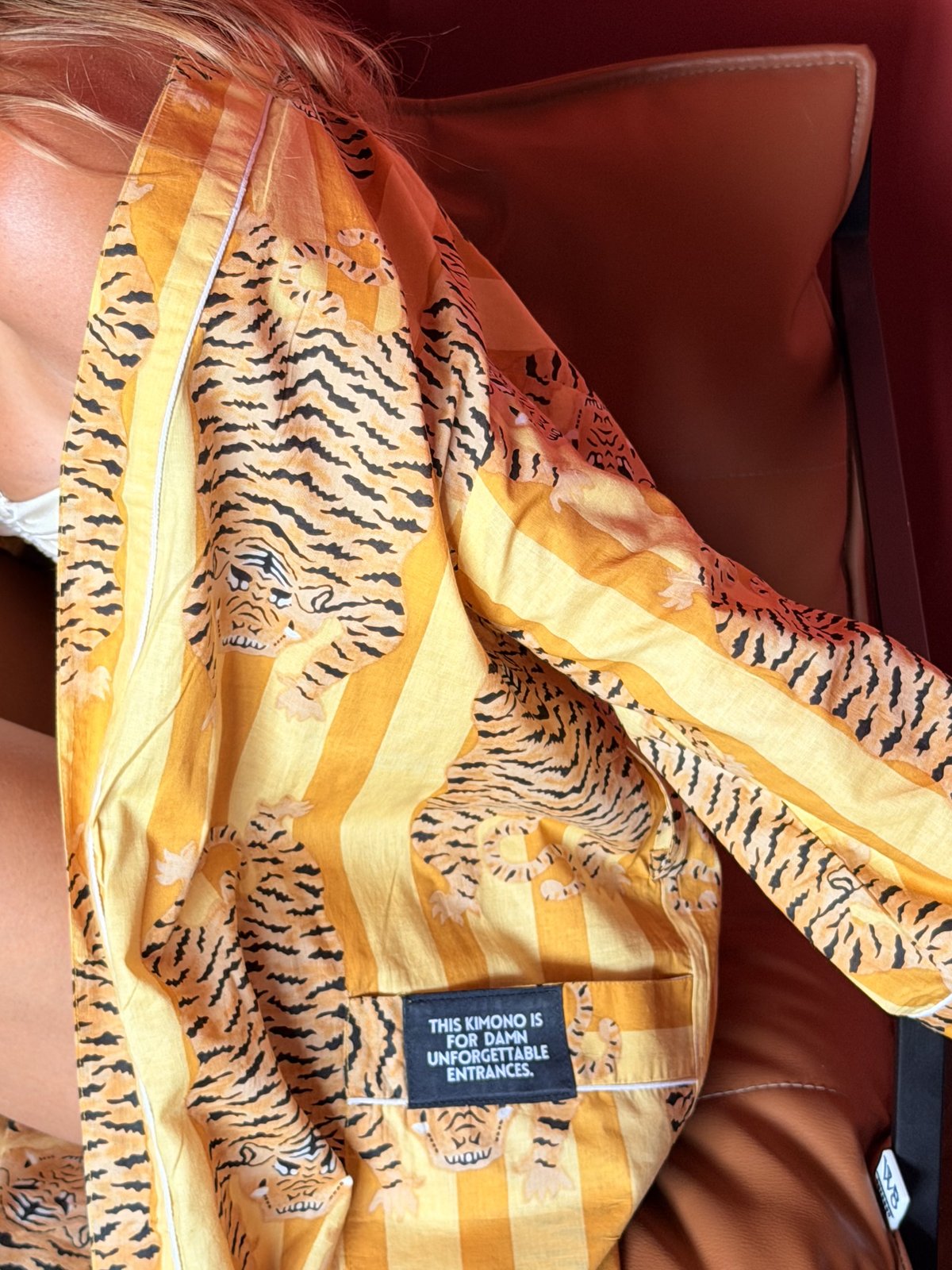 KIMONO MUSTARD YELLOW – תמונה 2
